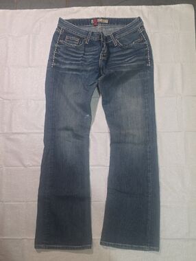 BKE Women's Dark Blue Flare Jeans